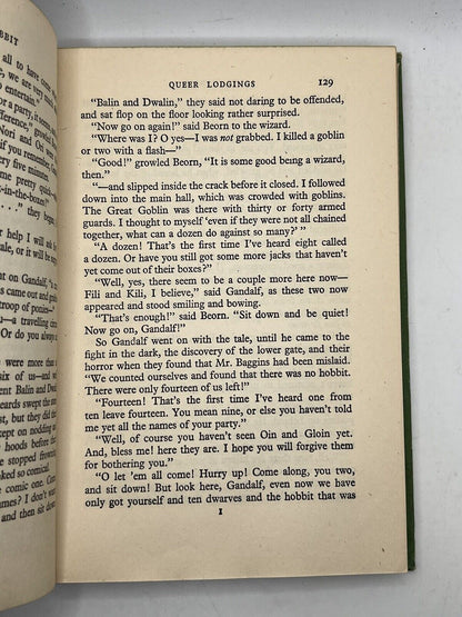 The Hobbit by J. R. R. Tolkien 1946 First Edition Fourth Impression