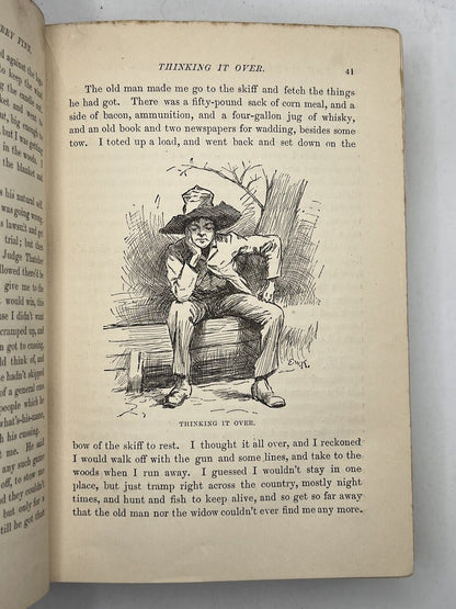 The Adventures of Huckleberry Finn by Mark Twain 1884 First Edition