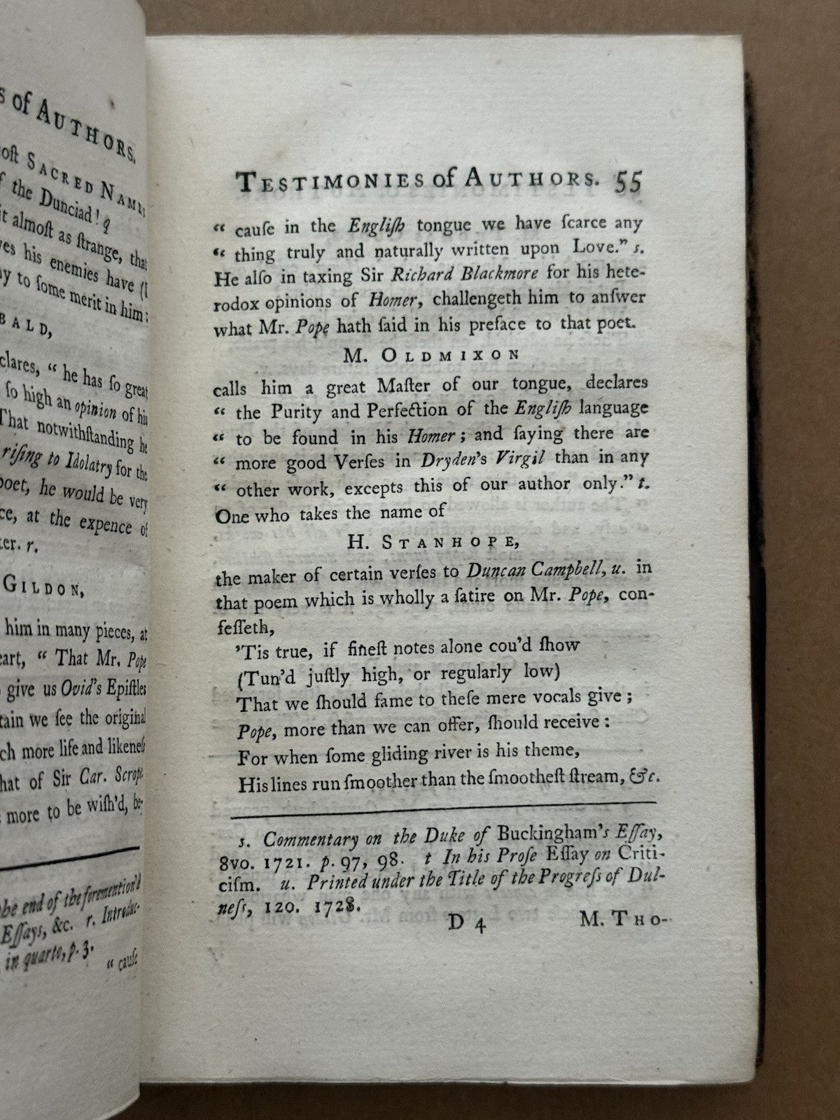 The Dunciad by Alexander Pope 1732