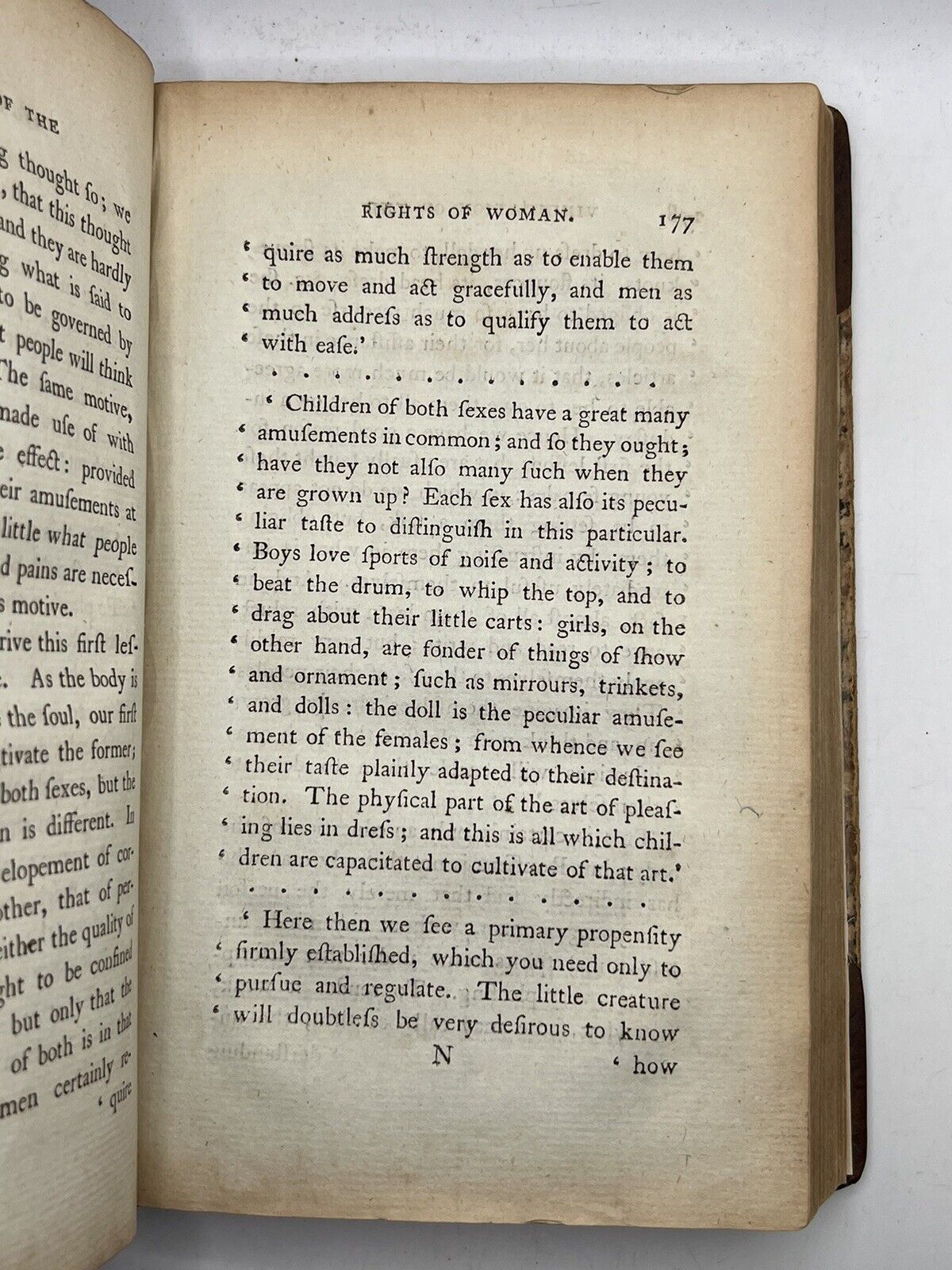 A Vindication of the Rights of Woman by Mary Wollstonecraft 1792 First Edition