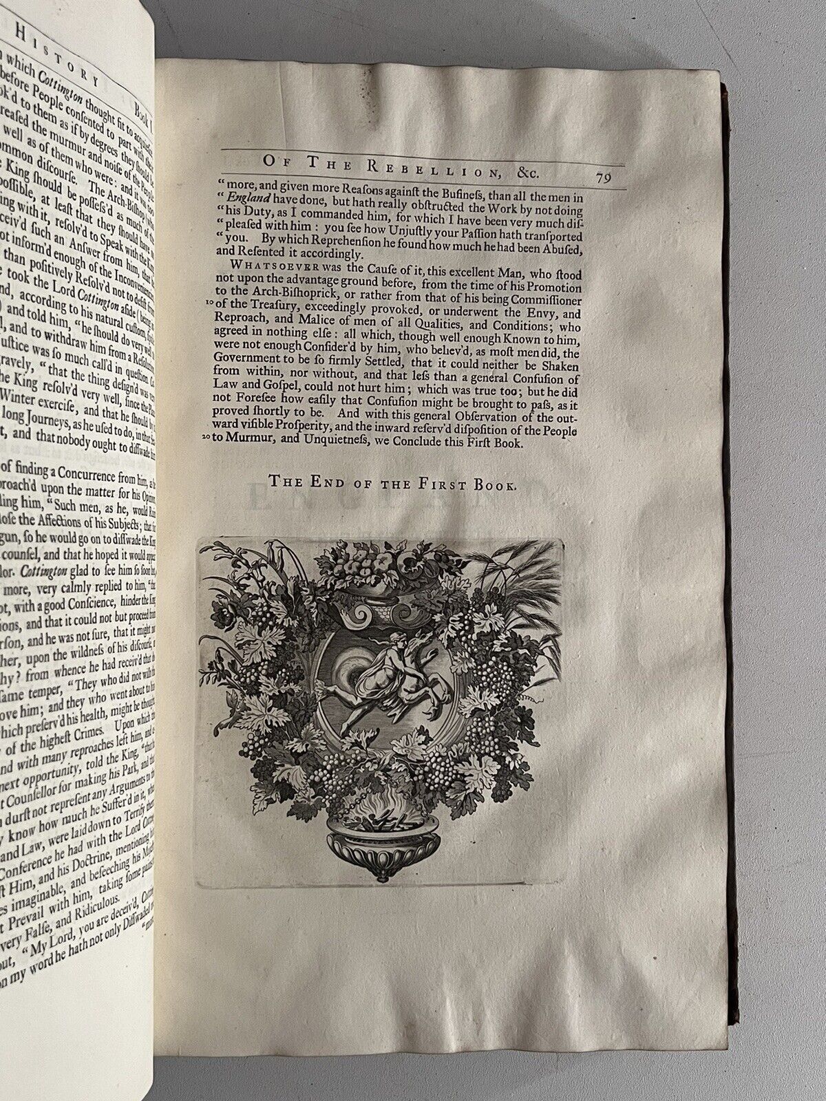 The History of the English Civil War by Edward Clarendon 1707