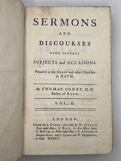 Sermons by Various Authors 1713-1751