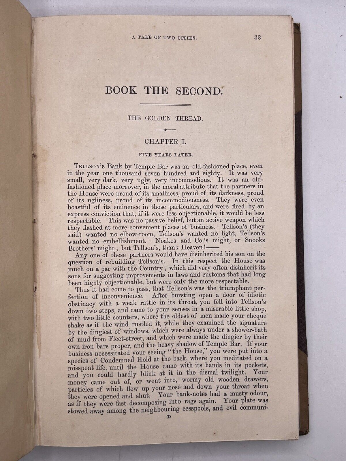 A Tale of Two Cities by Charles Dickens 1859 First Edition