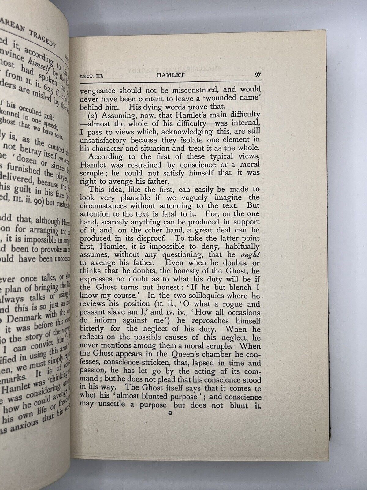 Lectures on Shakespearean Tragedy by A. C. Bradley 1919