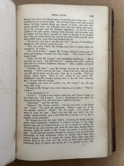 Bleak House by Charles Dickens 1853 First Edition First Impression