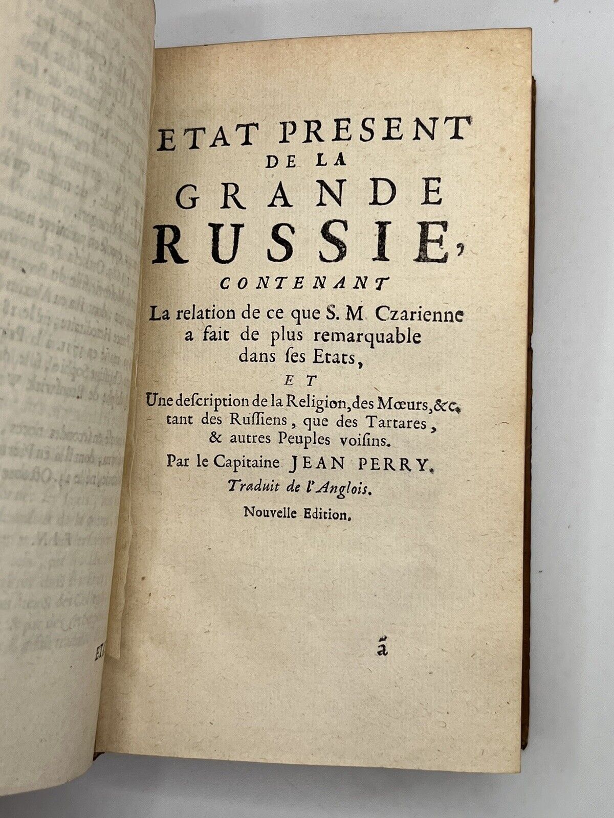 The History of Russia by Jean Perry 1717 First Edition