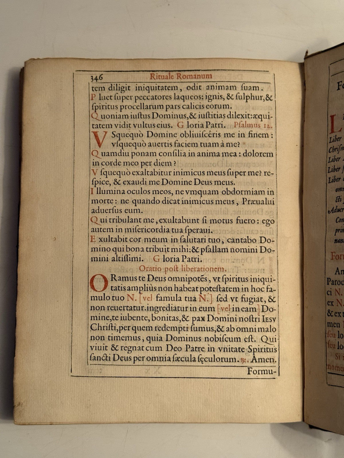 Rituale Romanum 1617 First Plantin Edition & Jesuit Working Copy