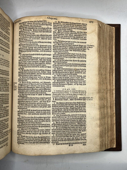 Antique Bible 1608 Geneva Bible