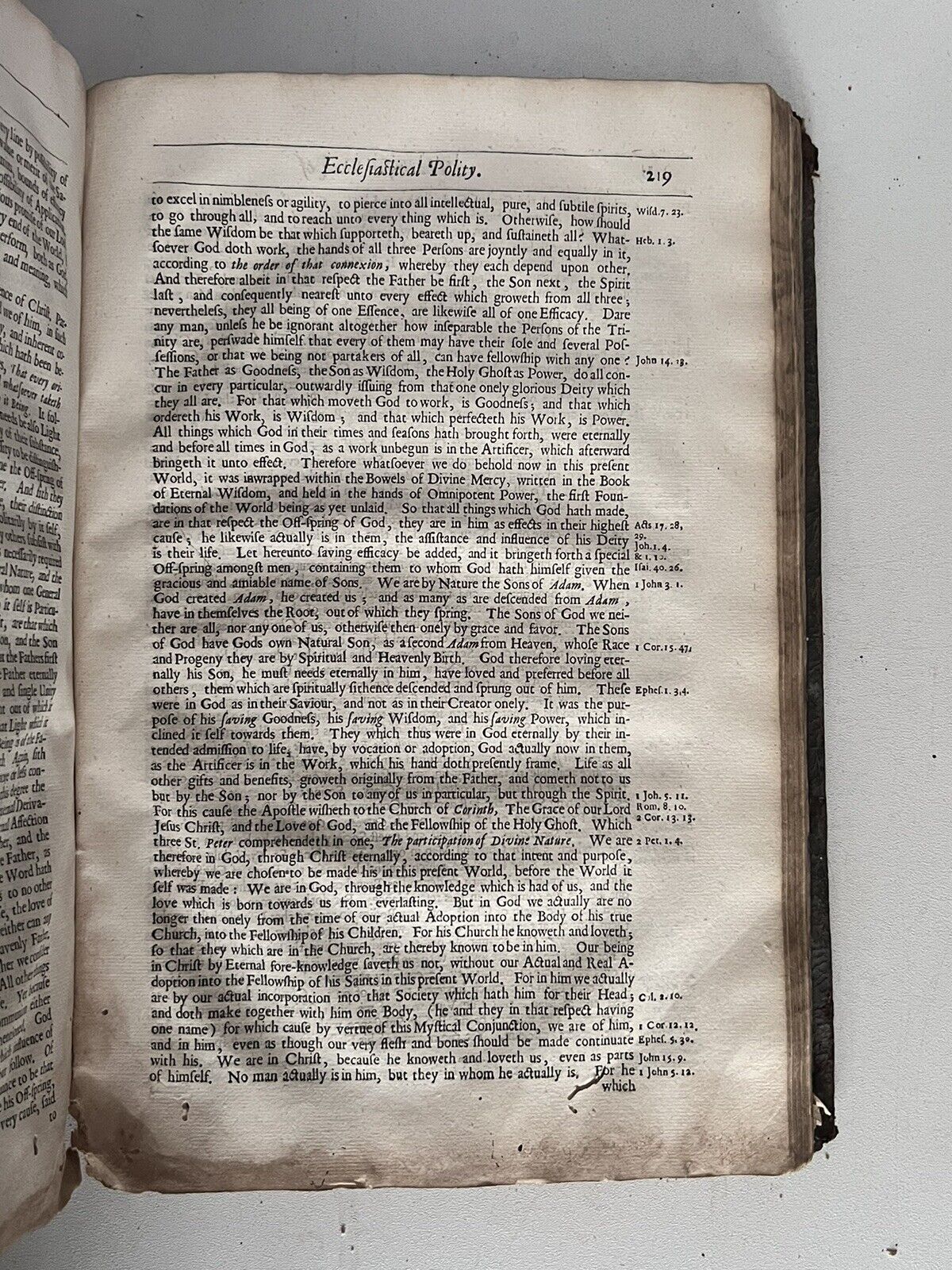 Of the Lawes of Ecclesiastical Politie by Richard Hooker 1666