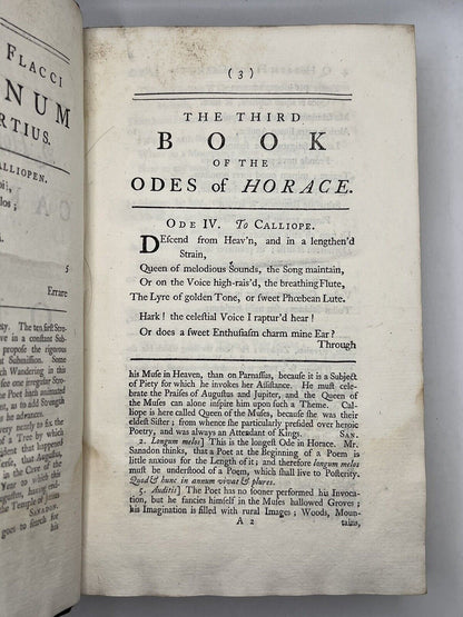 The Works of Horace 1742-6