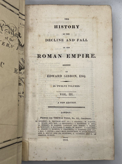 The Decline and Fall of the Roman Empire by Edward Gibbon 1816