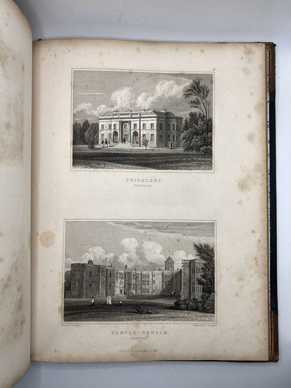 Jones' Views of the Seats, Mansions, Castles of Noblemen & Gentlemen 1829 First Edition