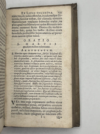 Latin Historians; Sermons, Speeches, Oratory 1652 Elzevir Press