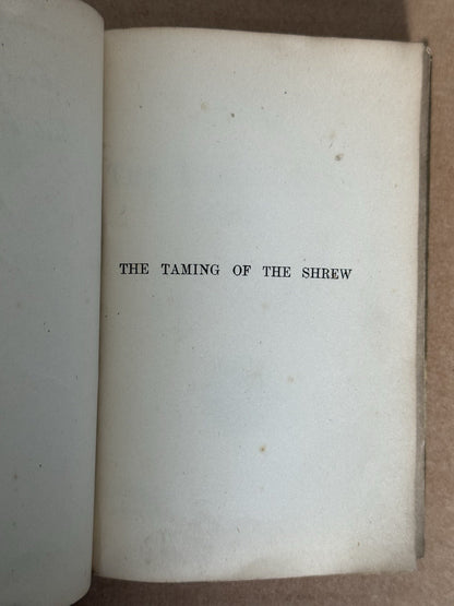 The Taming of the Shrew by William Shakespeare 1902