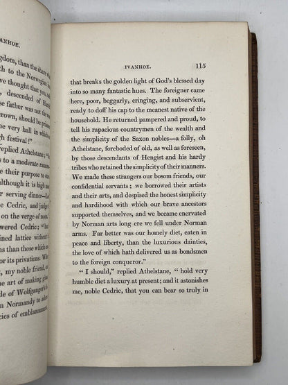 Ivanhoe by Sir Walter Scott 1820 First Edition First Impression