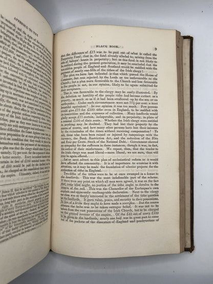 The Black Book: An Exposition of British Government Corruption 1835