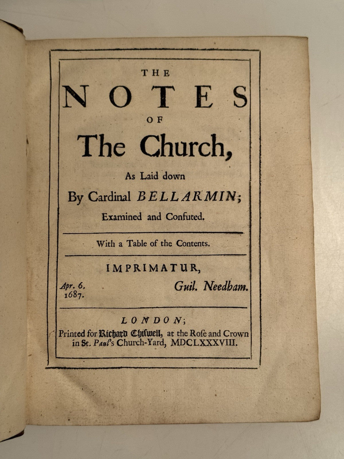 1685-8 Anglican vs Catholic Debate Sammelband