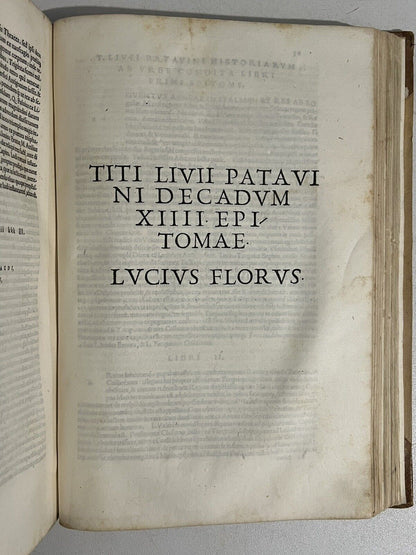 Livy & Polybius 1520-21 First Folio Aldine Press