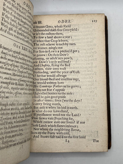 The Poems of Horace 1680