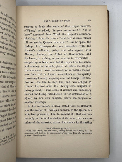 The History of Mary Queen of Scots by F. A. Mignet 1851