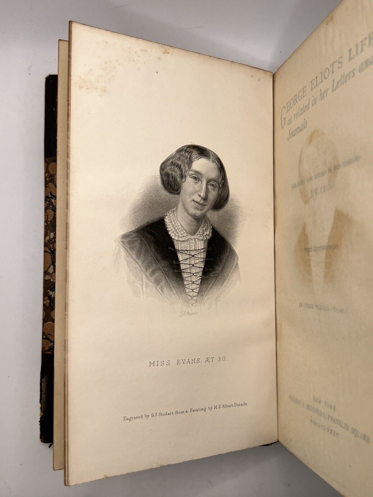 The Life of George Eliot by J.W. Cross 1885 First Edition