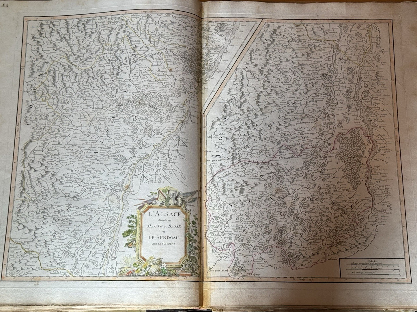 Composite Atlas by Robert de Vaugondy c.1770s Elephant Folio