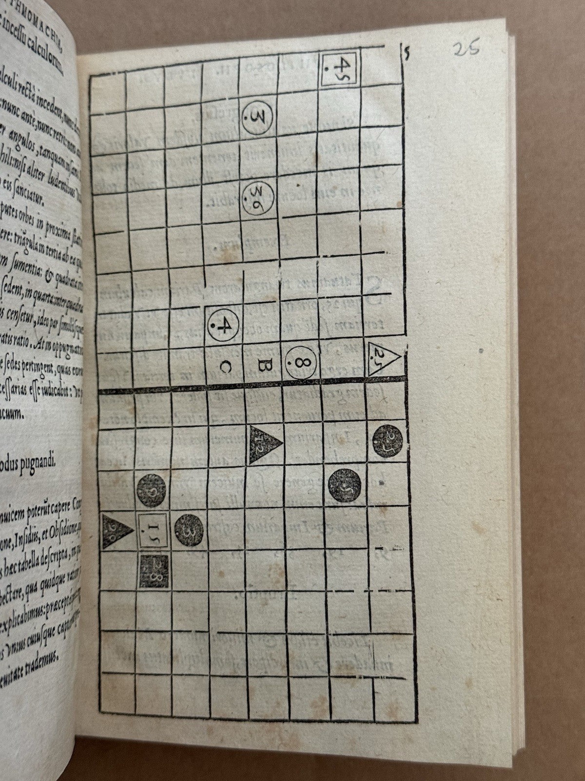 Boissiere's Nobilissimus 1556 Proto-Chess Game, Pythagoras; Lothar Schmid's Copy