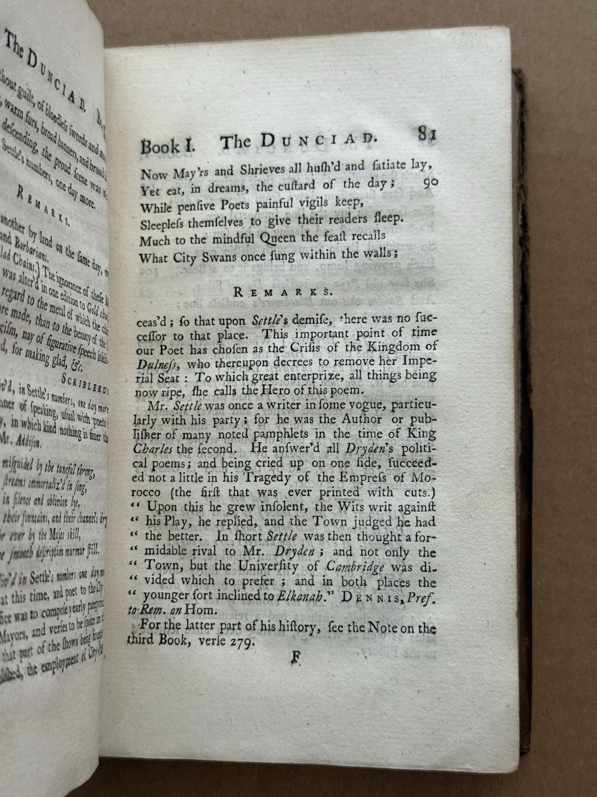 The Dunciad by Alexander Pope 1732