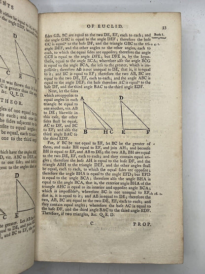 The Elements of EUCLID 1799 Simson English Edition