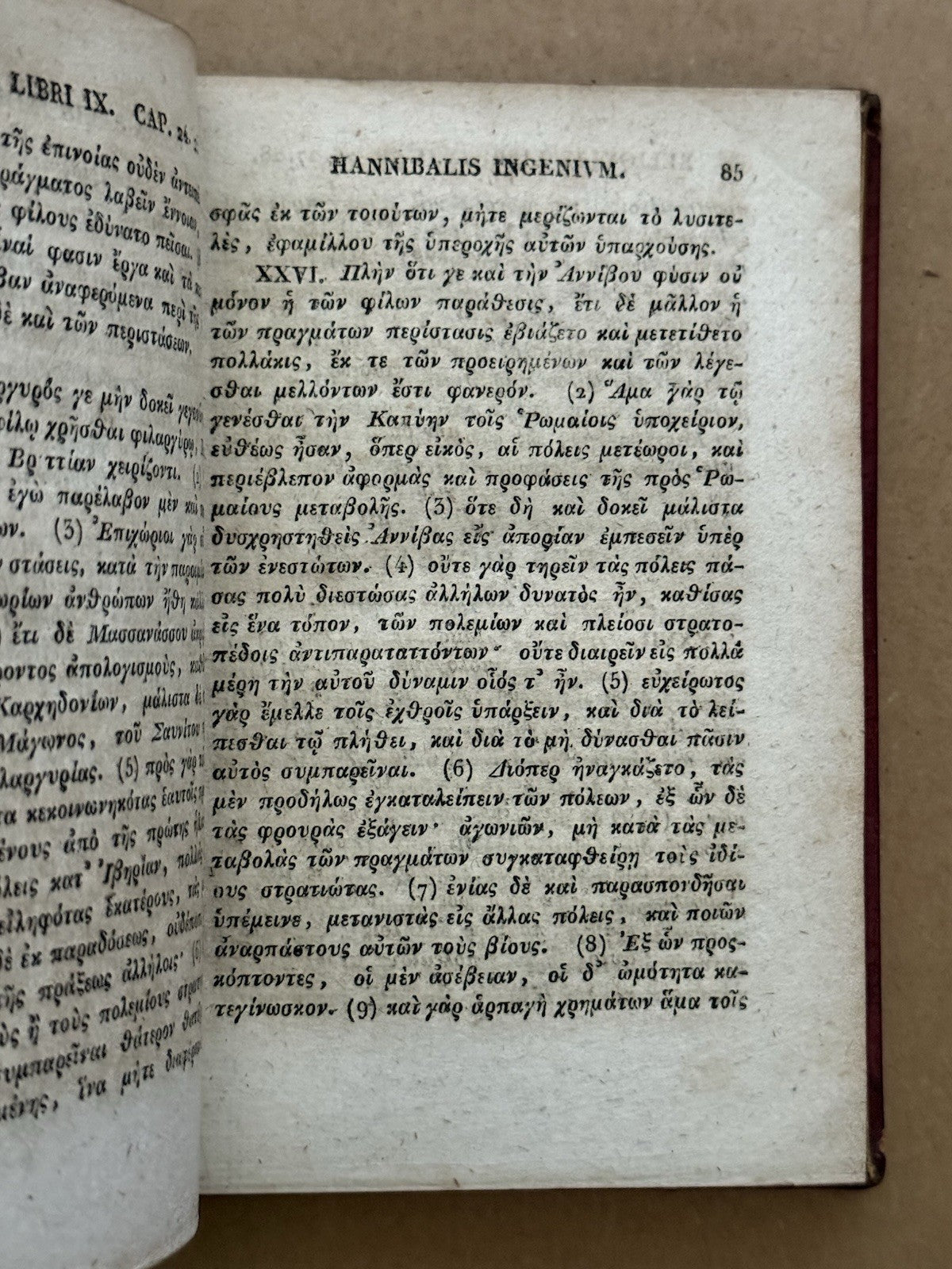 Polybius Histories 1816