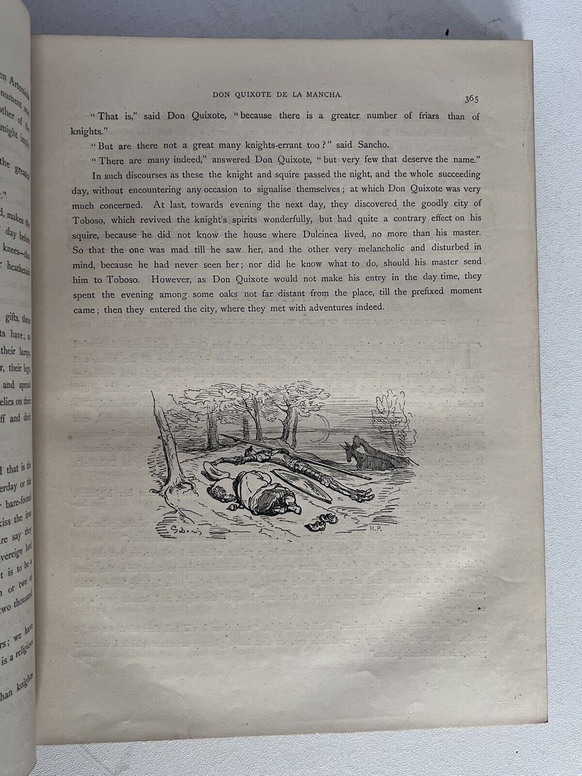 Don Quixote by Miguel de Cervantes c.1870 Gustave Dore
