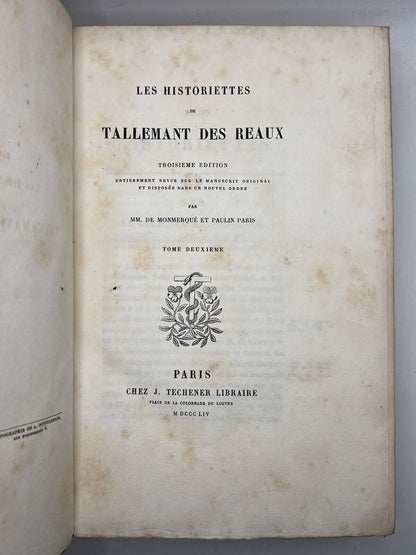 Tallemant's Biographies 1854-60 Zaehnsdorf