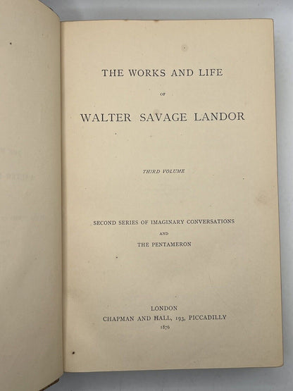 The Works of Walter Savage Landor 1876