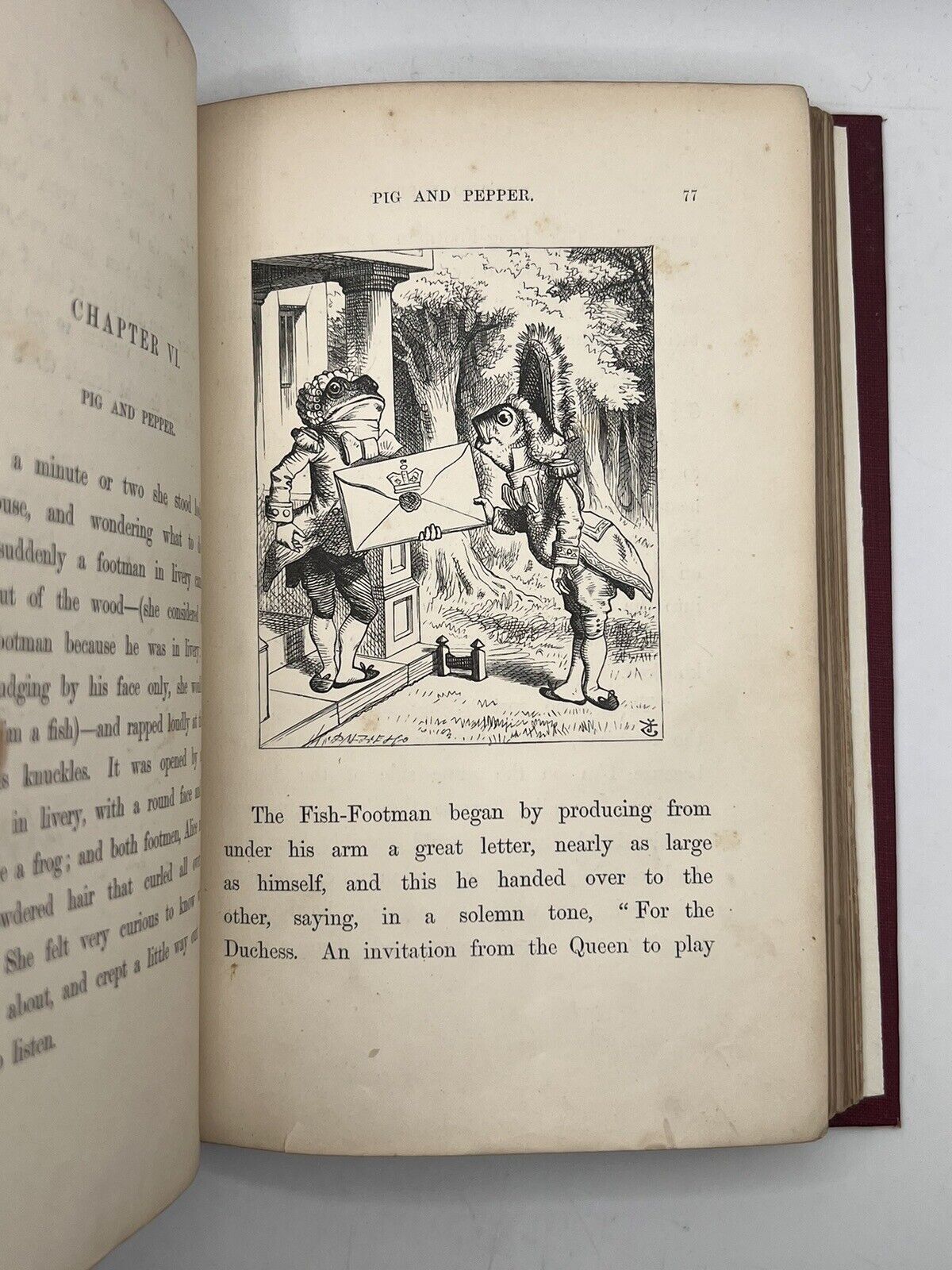 Alice's Adventures in Wonderland by Lewis Carroll 1866 First Edition