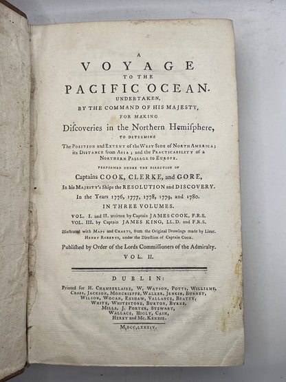 Captain Cook's Third Voyage 1784 First Edition Thus