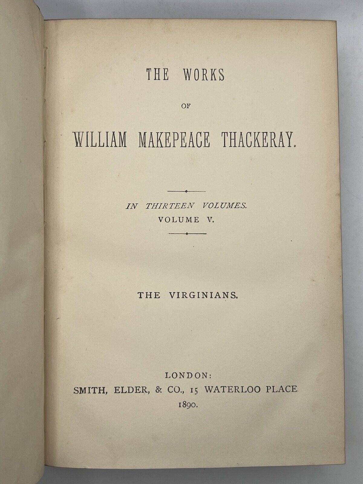 The Works of William Makepeace Thackeray 1887-90