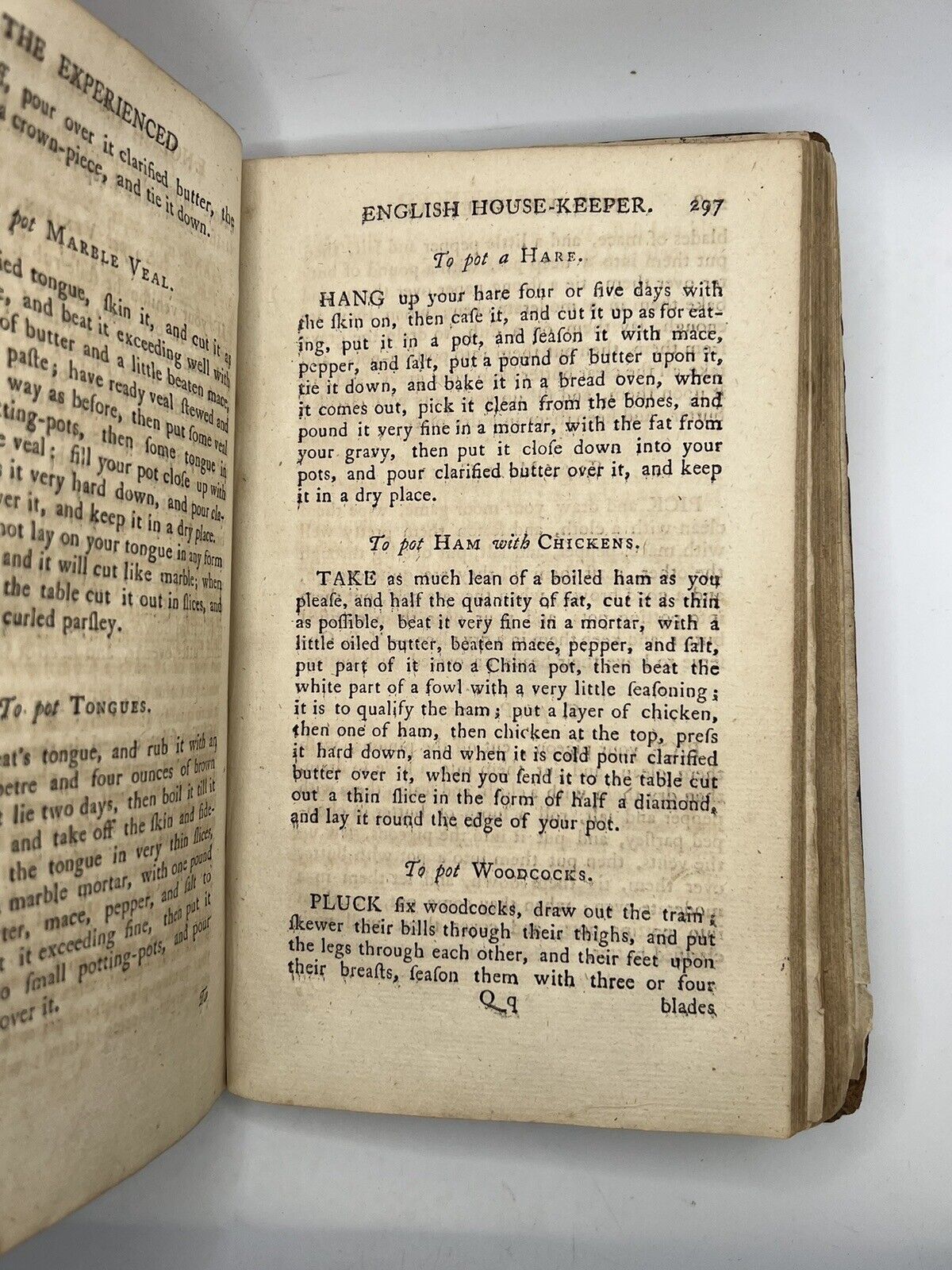 The Experienced English Housekeeper by Elizabeth Raffald 1794