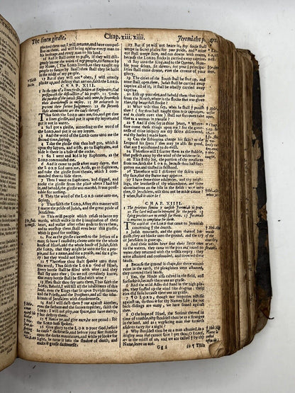 Antique King James Bible 1636-7