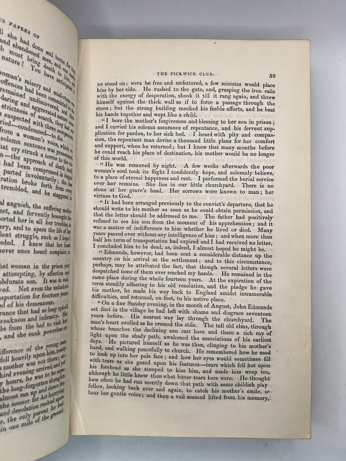 The Pickwick Papers by Charles Dickens 1837 First Edition