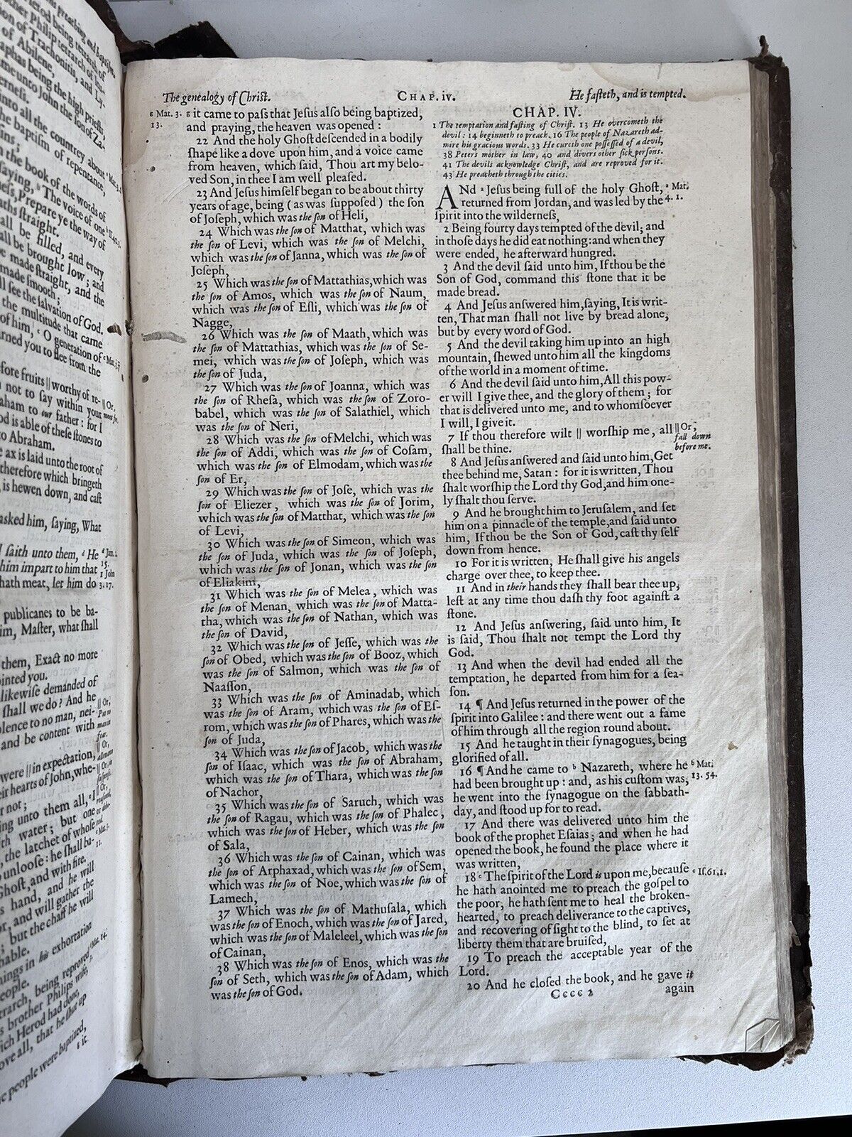 Antique King James Bible 1674