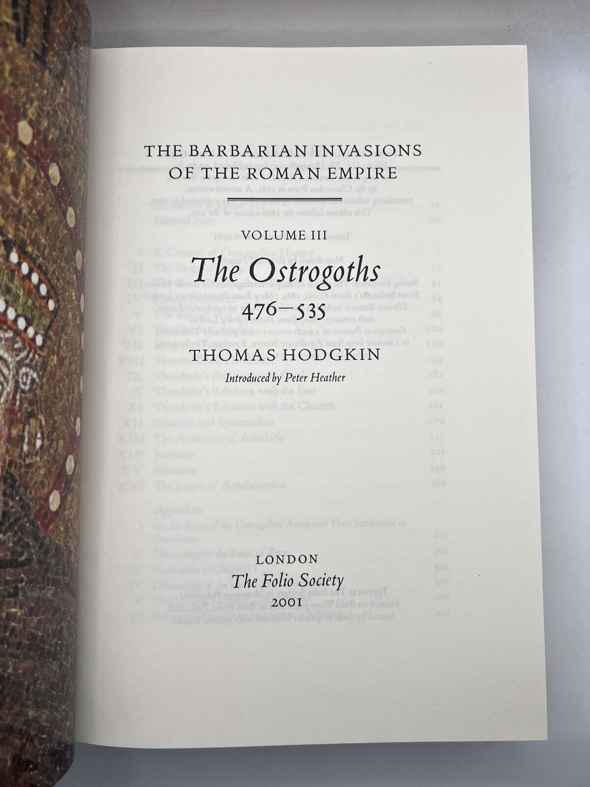 Barbarian Invasions of the Roman Empire by Thomas Hodgkin - Folio Society