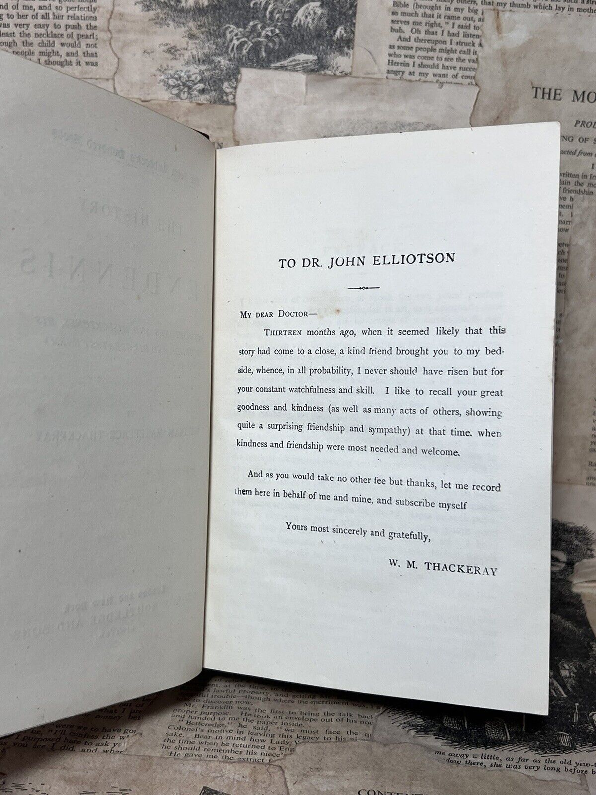 The History of Pendennis by William M. Thackeray c.1890