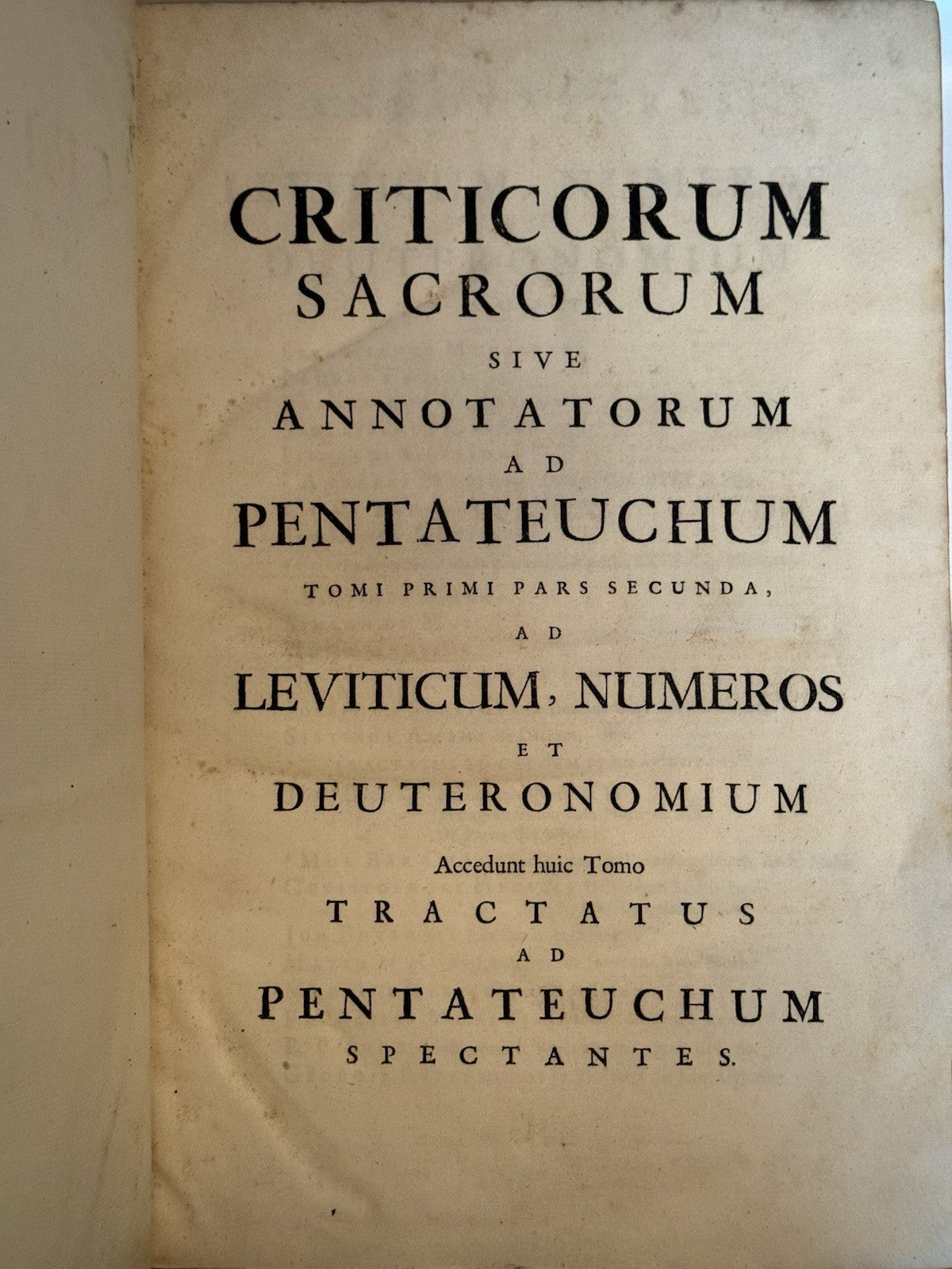 Biblia Sacra 1698