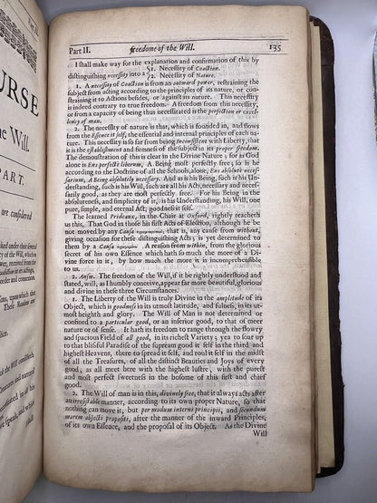 A Discourse on the Freedom of the Will by Peter Sterry 1675 First Edition