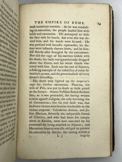 Oliver Goldsmith's Roman History 1769 First Edition