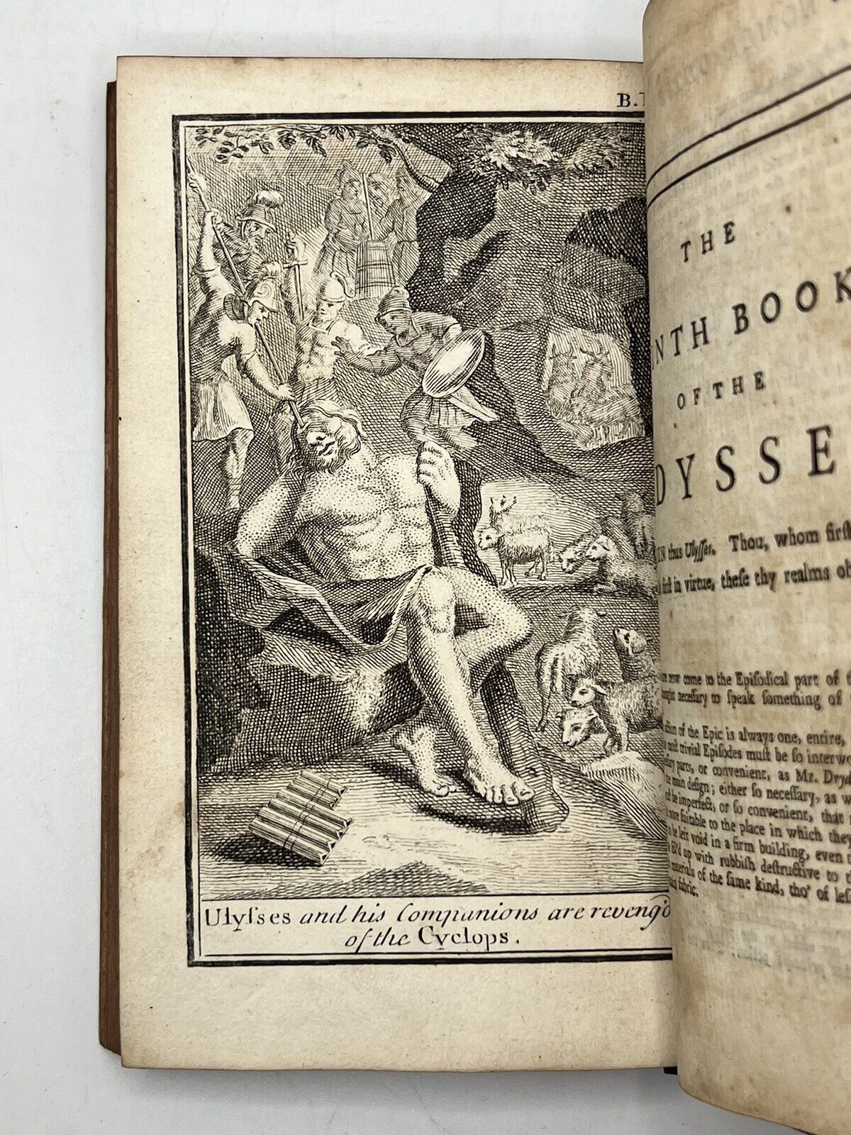 The Odyssey of Homer 1725 Alexander Pope Translation First Edition Thus