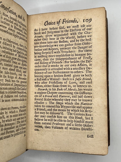 The Gentleman's Library: Rules for Conduct 1715 First Edition [George Berkeley]