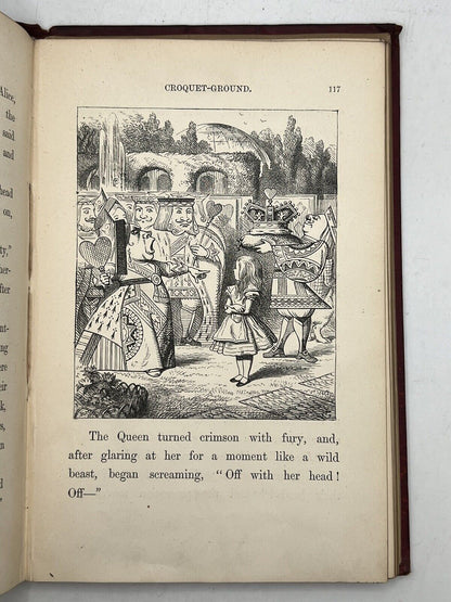 Alice in Wonderland by Lewis Carroll 1867 First Edition