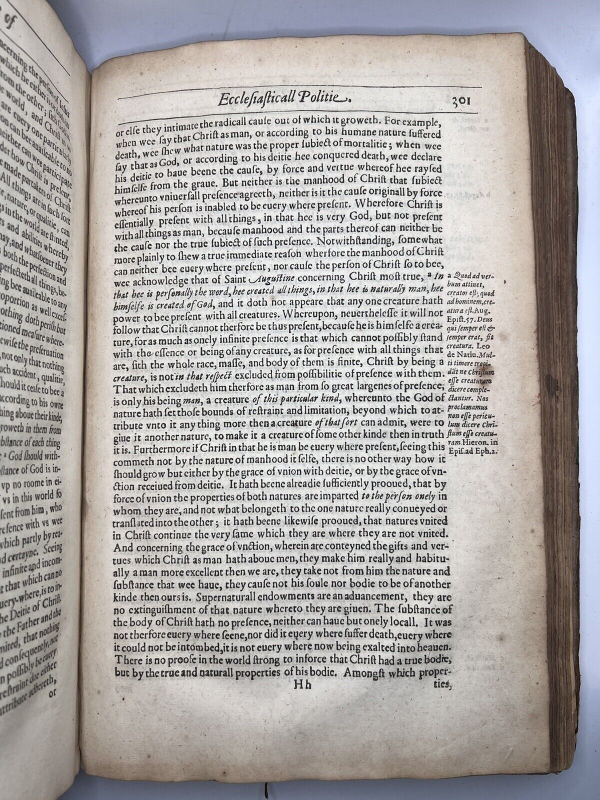 Of the Laws of Ecclesiastical Politie by Richard Hooker 1617