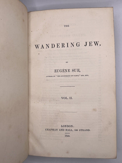 The Wandering Jew by Eugene Sue 1844-5 First Edition